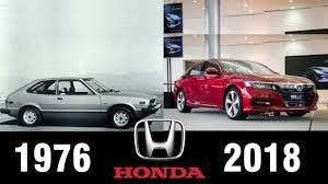 Honda Accord over the years