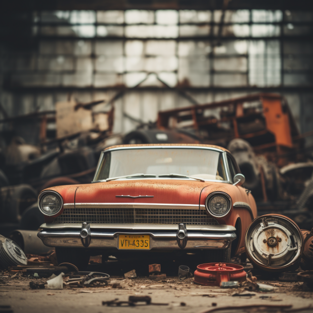 Old Scrap Car 